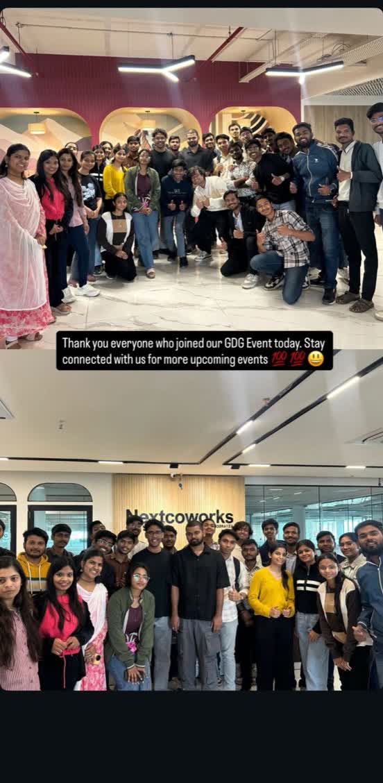 GDG Indore event crowd
